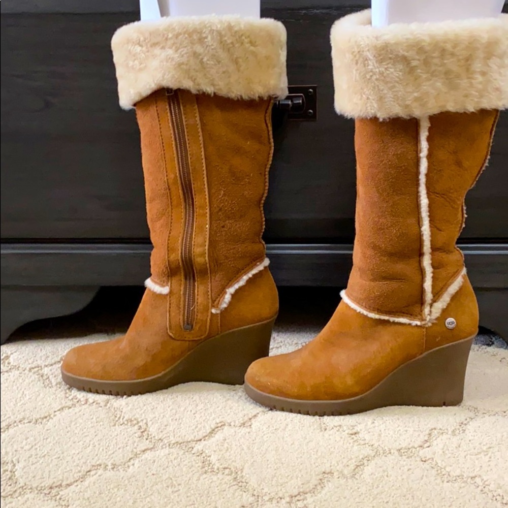 UGG shearling wedge